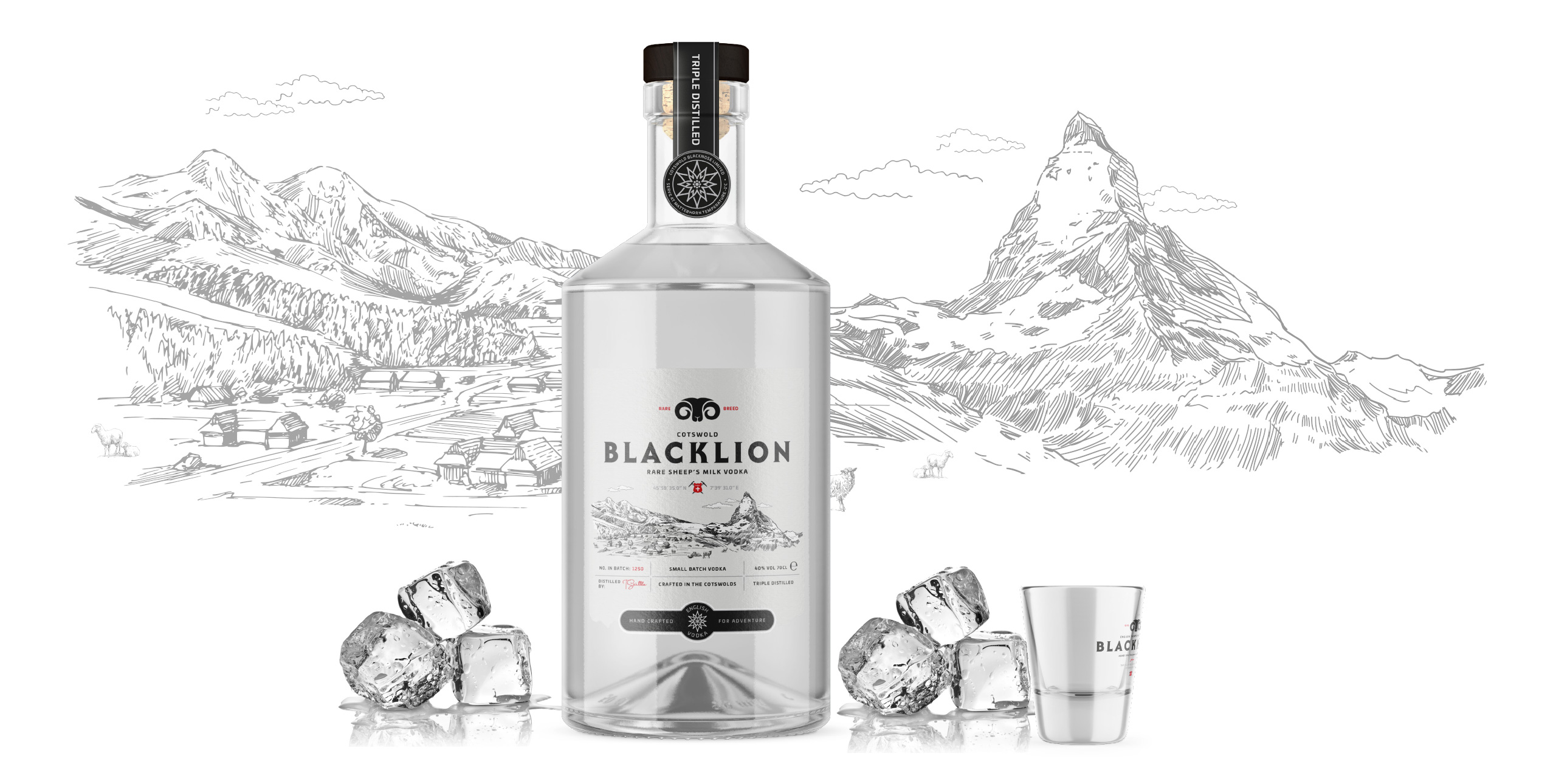 Alcohol Branding Case Study: Black Lion Vodka